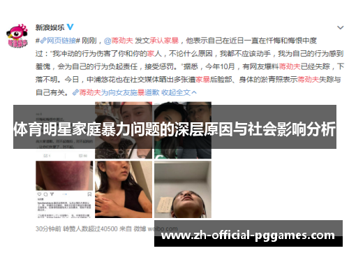 体育明星家庭暴力问题的深层原因与社会影响分析 体育明星家庭暴力问题的深层原因与社会影响分析