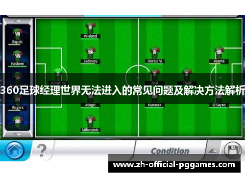 360足球经理世界无法进入的常见问题及解决方法解析 360足球经理世界无法进入的常见问题及解决方法解析